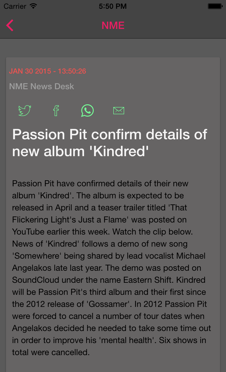 music news